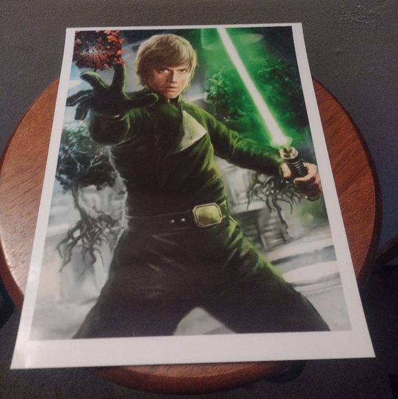 LUKE SKYWALKER STAR WARS 8.5x11 GLOSSY COLOR ART WALL/LOCKER KIDS/TEENS POSTER🔥 - Picture 3 of 8